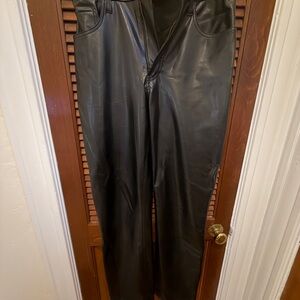 Black Leather Pants